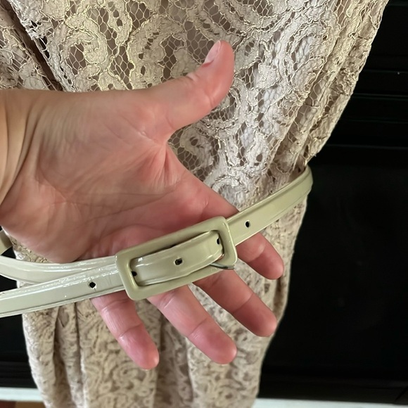 Eliza J tan and gold dress - Picture 5 of 6